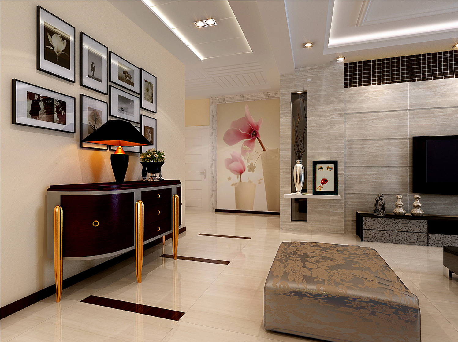 简约 四居室 白领 玄关图片来自实创装饰上海公司在20万打造四居室简约风格生活的分享