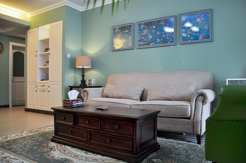 客厅图片来自亚光亚神设手小刘在超完美80后婚房设计的分享