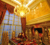 名雕丹迪设计--招商海月别墅--欧式奢华餐厅墙面装饰