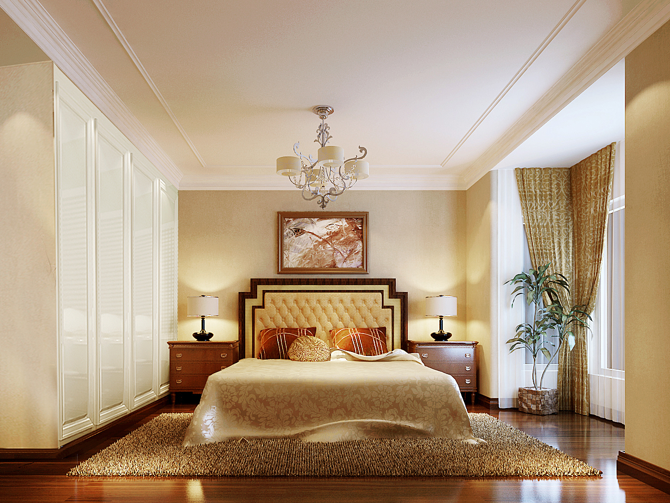 简约 现代 三居 二居 白领 80后 高度国际 东湖湾 白富美 卧室图片来自北京高度国际装饰设计在东湖湾简约公寓的分享
