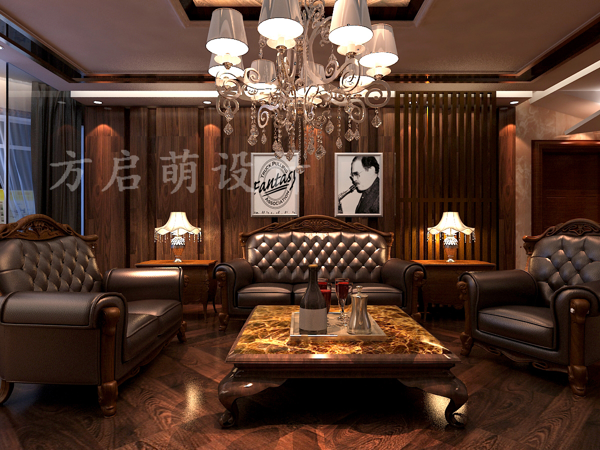 后现代 别墅 客厅图片来自百家设计小刘在万科紫金苑370平后现代奢华的分享