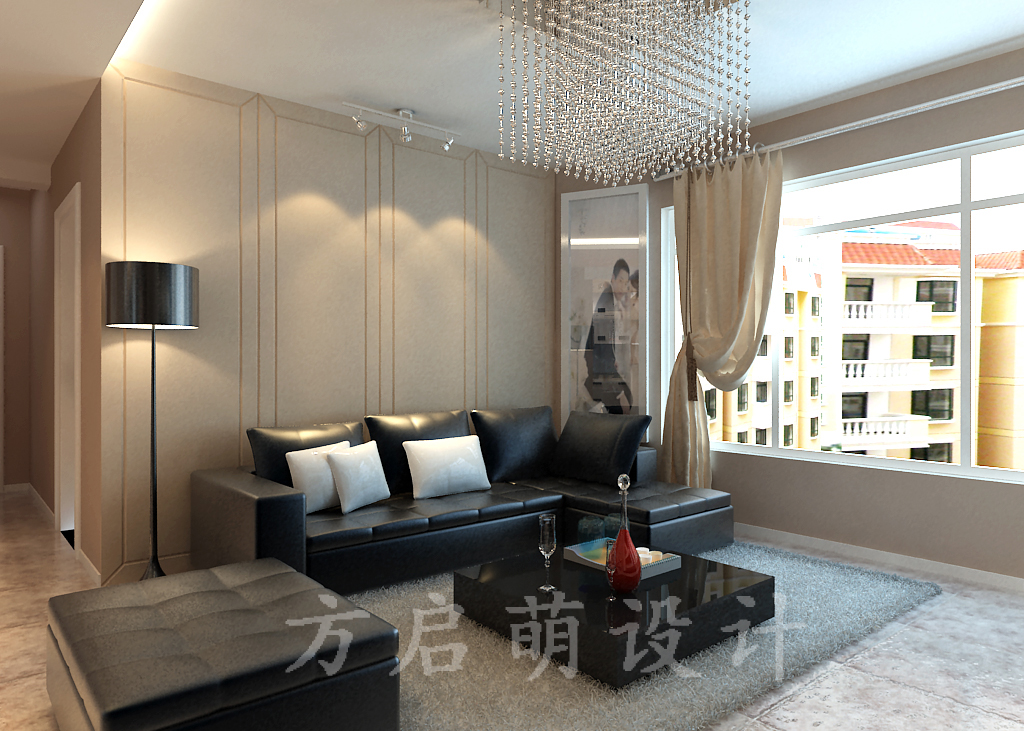 后现代 三居 客厅图片来自百家设计小刘在伊利亚特湾130平后现代风格的分享