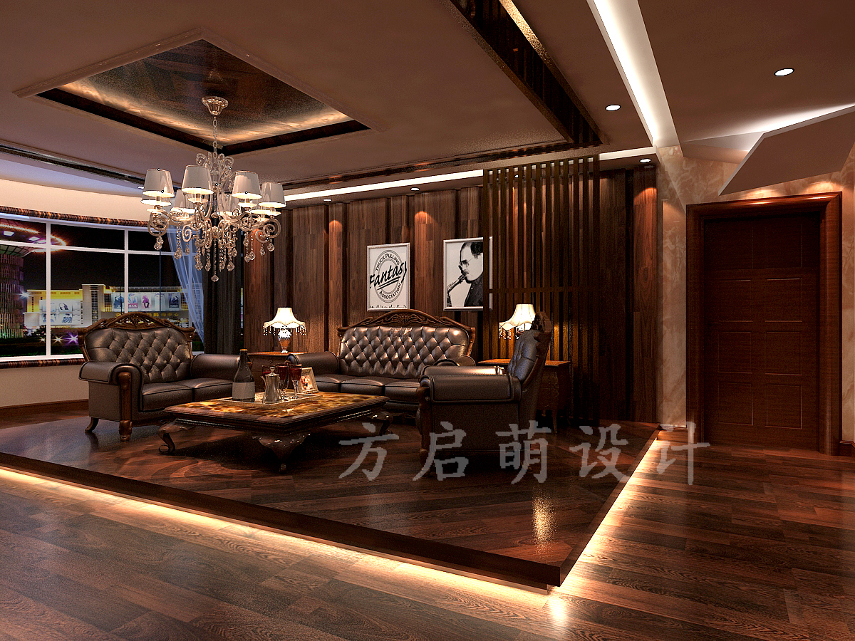 后现代 别墅 客厅图片来自百家设计小刘在万科紫金苑370平后现代奢华的分享