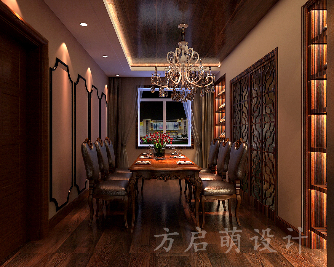 后现代 别墅 餐厅图片来自百家设计小刘在万科紫金苑370平后现代奢华的分享