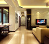 瀚海泰苑130平中式风格装修设计效果图-客厅效果图，电视背景墙