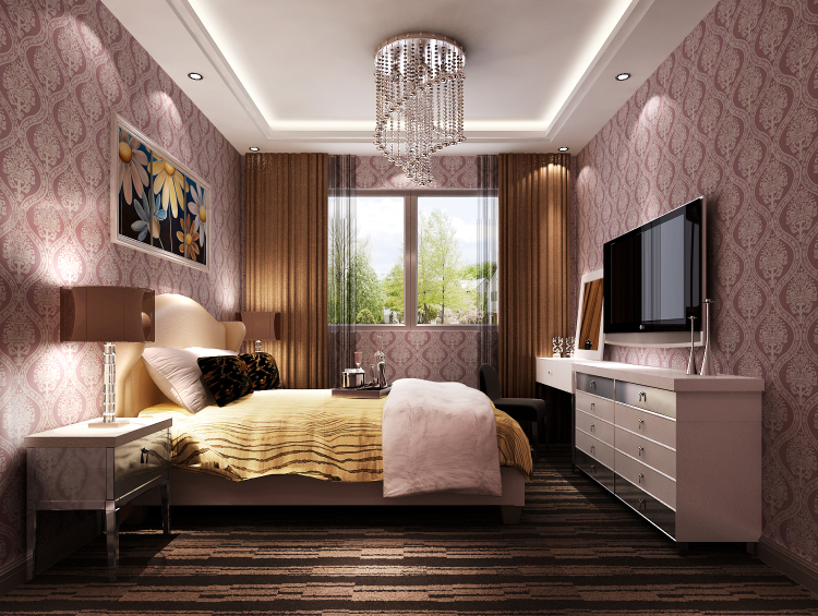 简约 欧式 五局室 白领 80后 卧室图片来自沙漠雪雨在金色漫香苑190㎡简欧公寓的分享