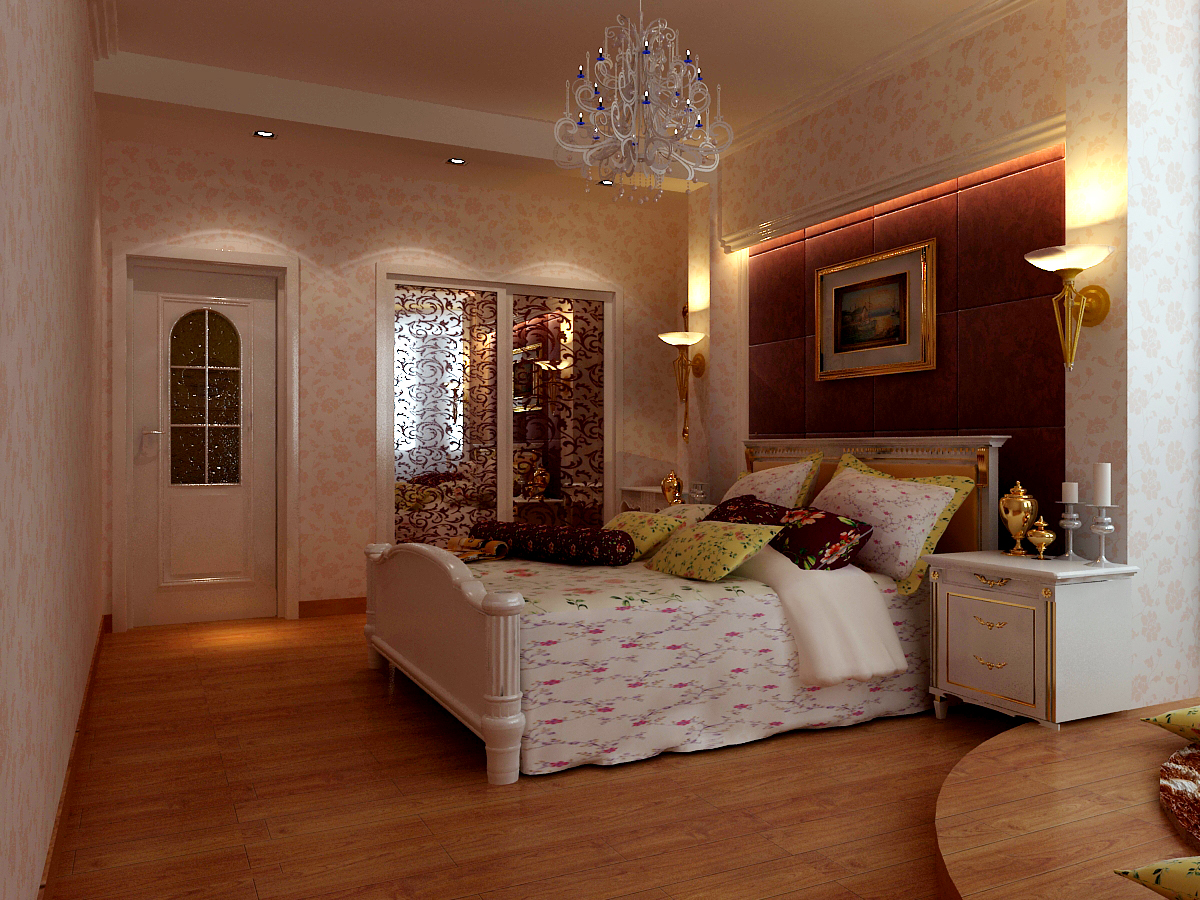 卧室图片来自石家庄品界国际装饰在香榭260平米简欧风的分享