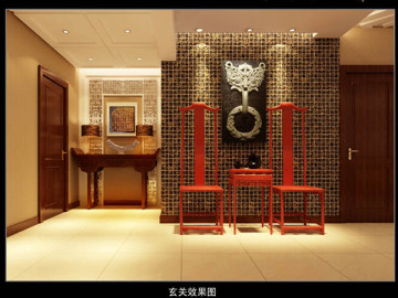 远洋一方两居新中式风格案例赏析