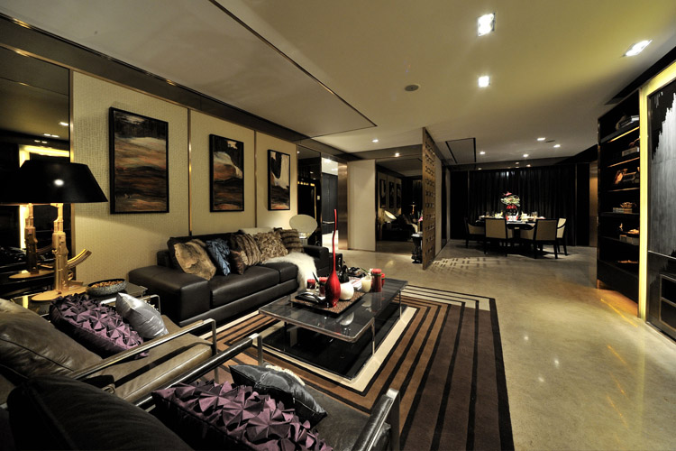 简约 三居 成都装修 成都装饰 80后 客厅图片来自华西装饰集团在龙门阵142m²现代简约风格实拍的分享