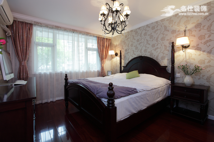 名仕装饰 美式 三居室 卧室图片来自名仕装饰龚经理在银泰御华园的分享