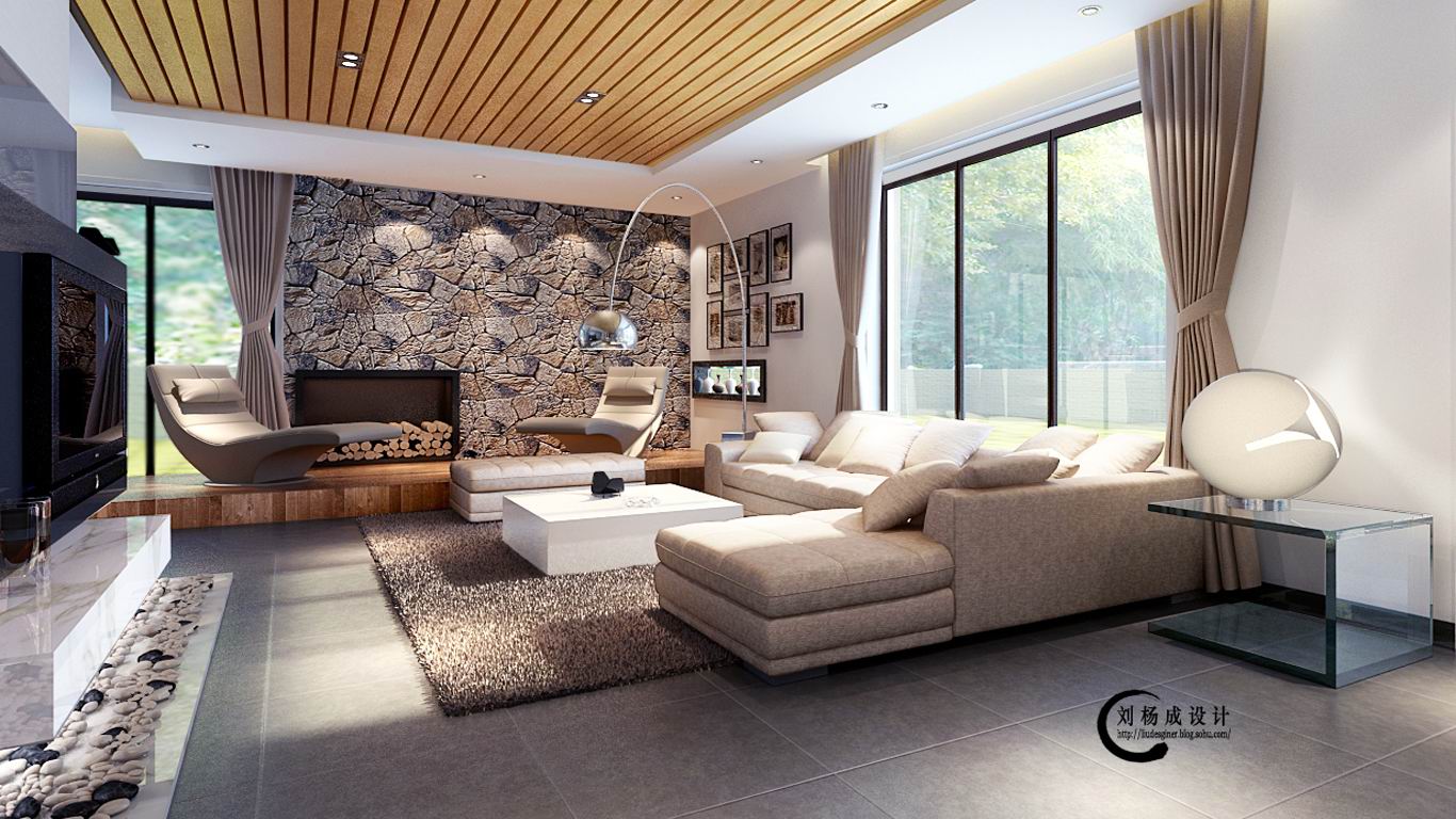 客厅图片来自交换空间刘杨成室内设计师在舒适独特486平新新小镇简约设计的分享