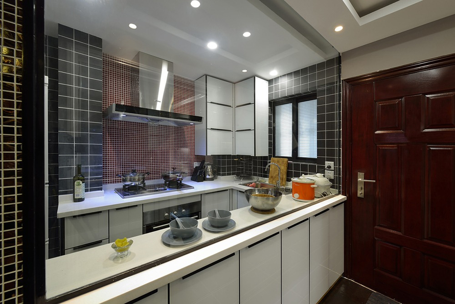 简约 欧式 混搭 三居 收纳 旧房改造 80后 小资 厨房图片来自新绿阁装饰在广州越秀区淘金家园的分享
