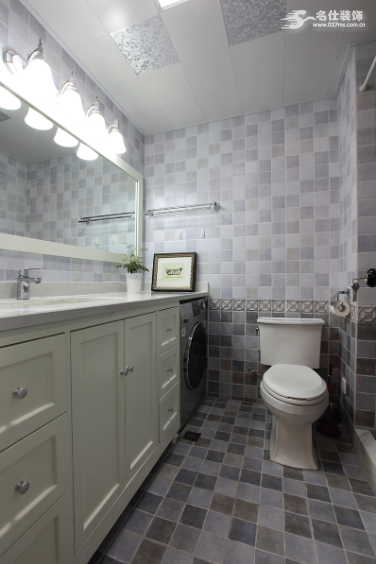 名仕装饰 美式 三居室 卫生间图片来自名仕装饰龚经理在银泰御华园的分享