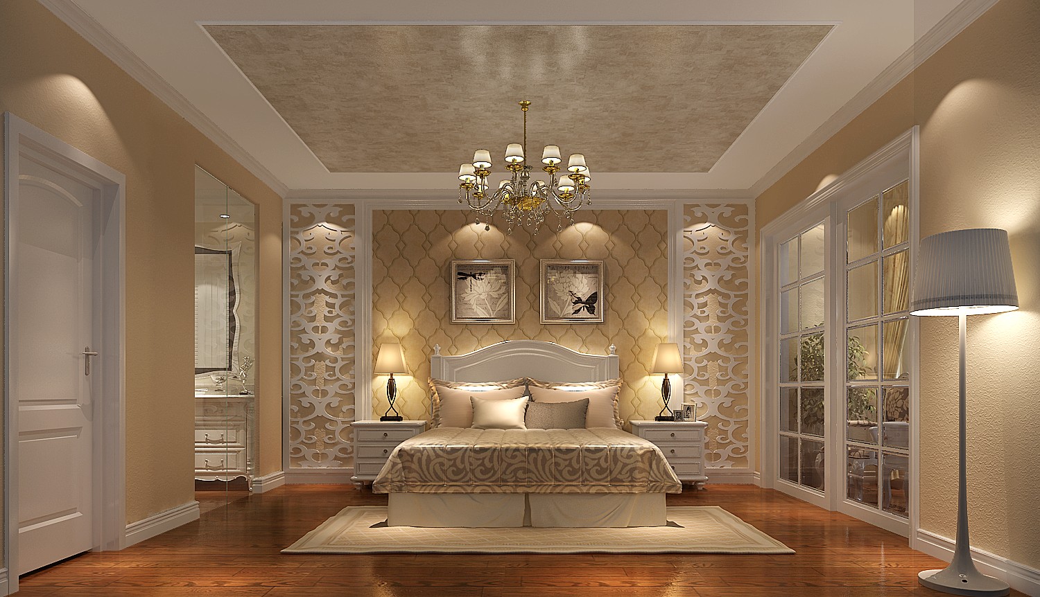 天鹅堡 高度国际 别墅 卧室图片来自凌军在【天鹅堡】灵动空间的分享
