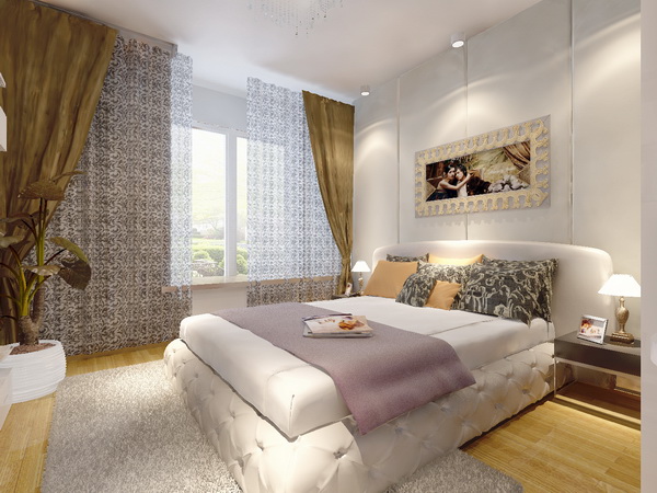 卧室图片来自元洲装饰小左在金地仰山90平米简欧风格的分享