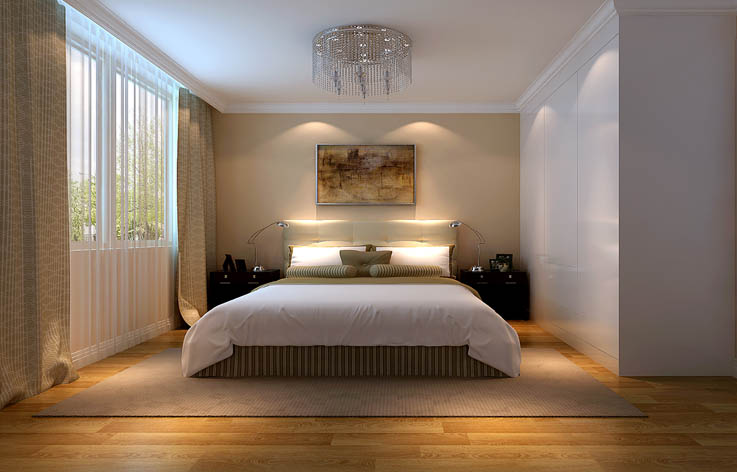 卧室图片来自专业别墅设计工作室在金谷香俊现代简约风格案例的分享
