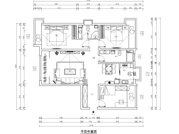 祥云国际146平三居室新中式设计
