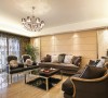 客厅颜色的过渡和对比，把客厅营造的更富美感和层次感。