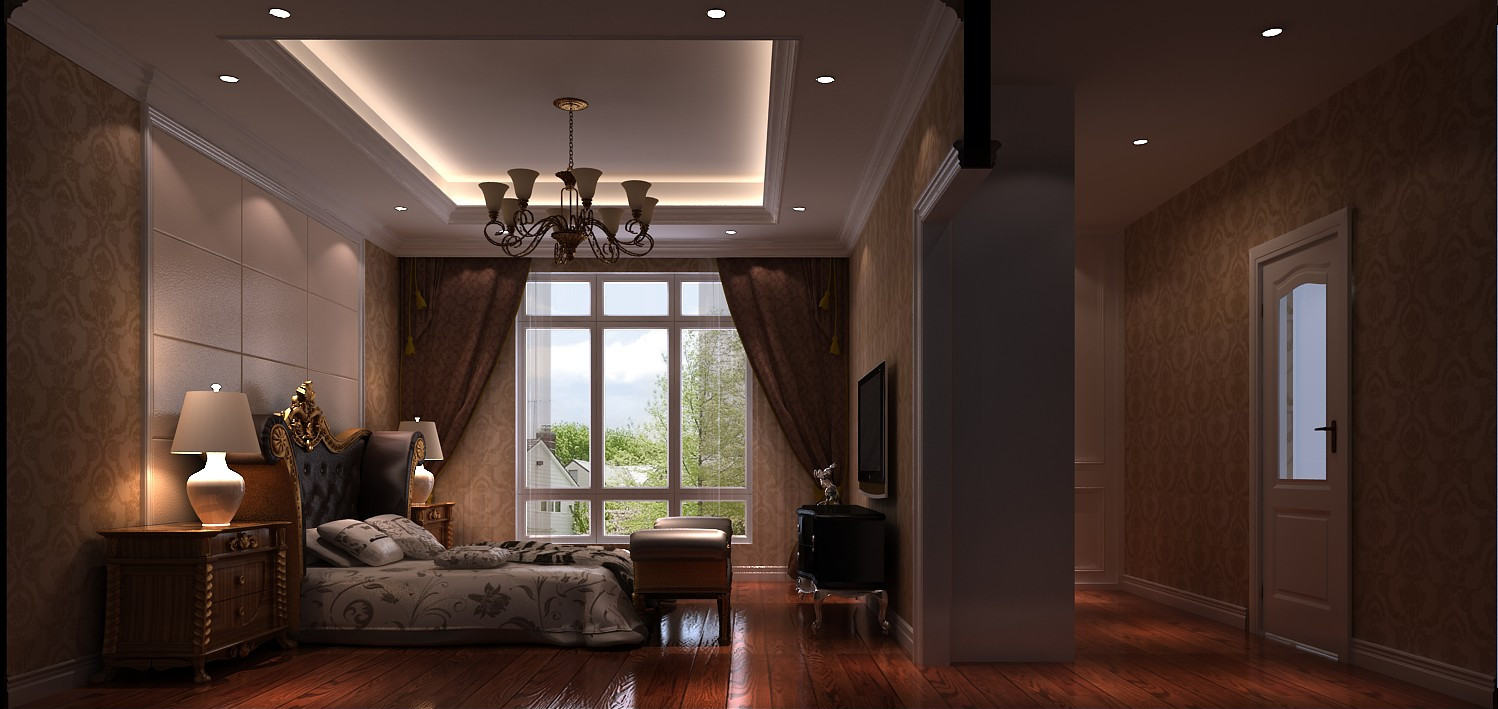 欧式 天鹅堡 高度国际 卧室图片来自凌军在【天鹅堡】十全十美的家的分享