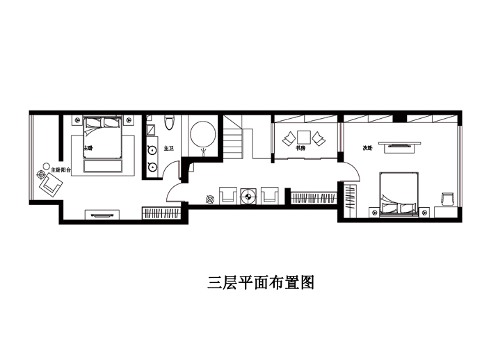 简约 欧式 三居 白领 收纳 户型图图片来自北京实创装饰在秀水花园欧式风格三室两厅的分享