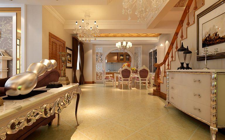 美式 别墅 客厅图片来自合建装饰李世超在美式风格实景的分享