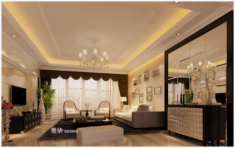 欧式 三居 白领 小资 客厅图片来自用户3227078344在三湘海尚——品的分享