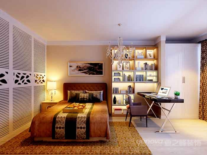 温馨 二居 白领 80后 郑州业之峰 普罗旺世 小空间 卧室图片来自文金春在温馨小居室，个性家居的分享