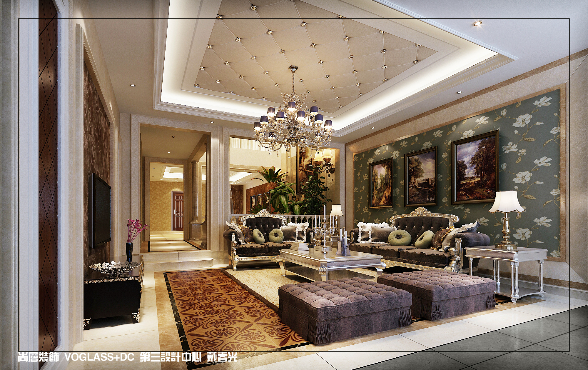 欧式 别墅 远洋傲北 奢华 客厅图片来自尚层装饰大林在一栋像远洋傲北这样的别墅的分享