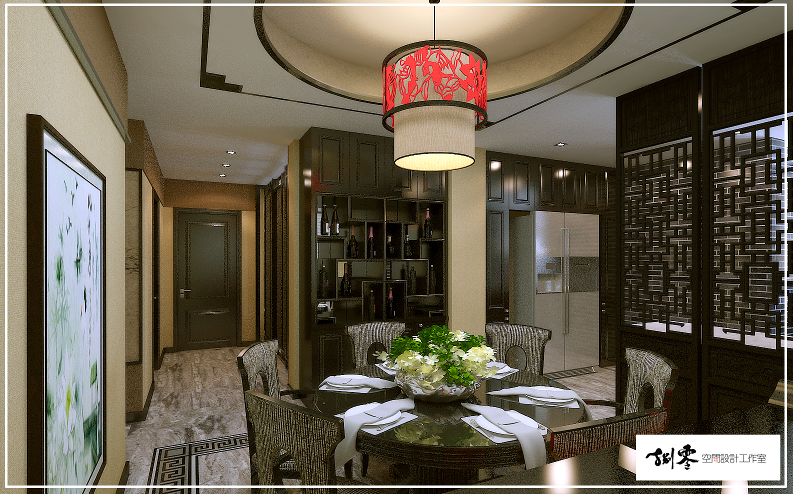 餐厅图片来自设计师候元甲在中式风格的分享