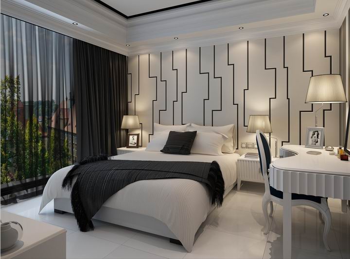 简约 三居 现代 家居 生活 风水 装修报价 广州装修 室内设计 卧室图片来自曹丹在创造一个温馨，健康的家庭环境。的分享