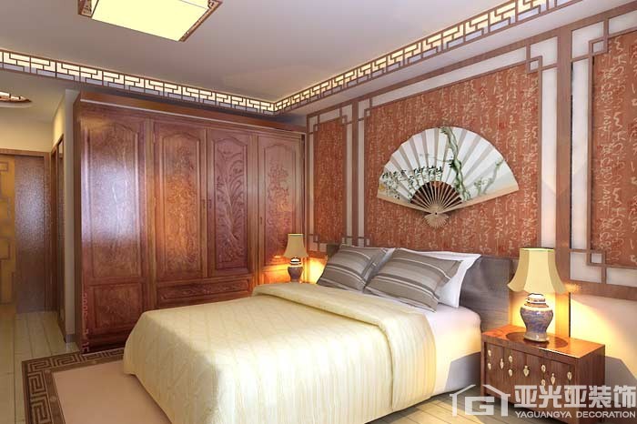 三居 卧室图片来自北京亚光亚装饰厚宅旗舰店在中式经典的分享