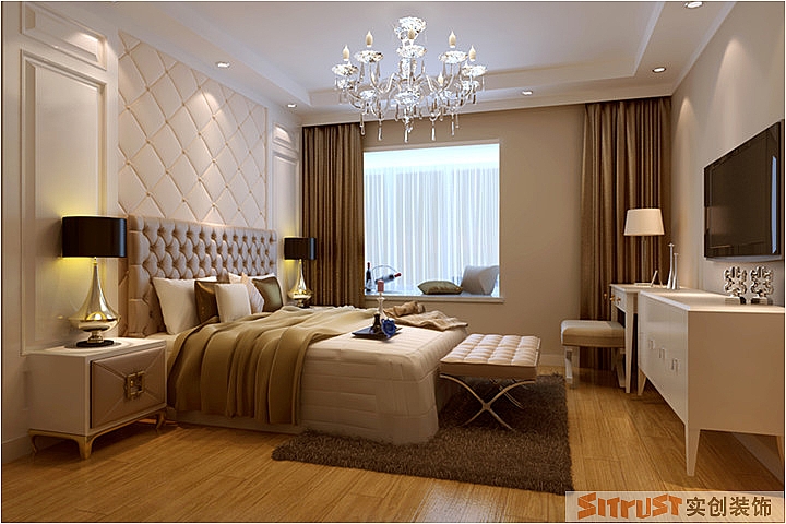 简约 现代 二居 卧室图片来自南京实创装饰夏雨荷在同仁康桥水岸104平的分享