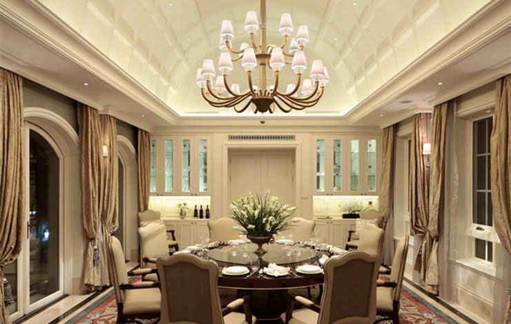 中凯铂宫 欧式风格 惠济区别墅 餐厅图片来自383952120x在中凯铂宫欧式风格别墅的分享