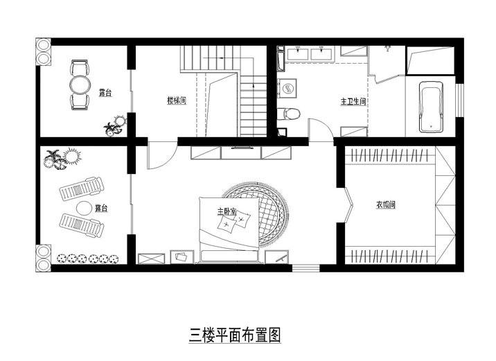 简约 欧式 三居 别墅 卫生间 欧式卫生间 欧式主卧 户型图图片来自北京实创装饰在30万送给儿女的现代欧式的分享