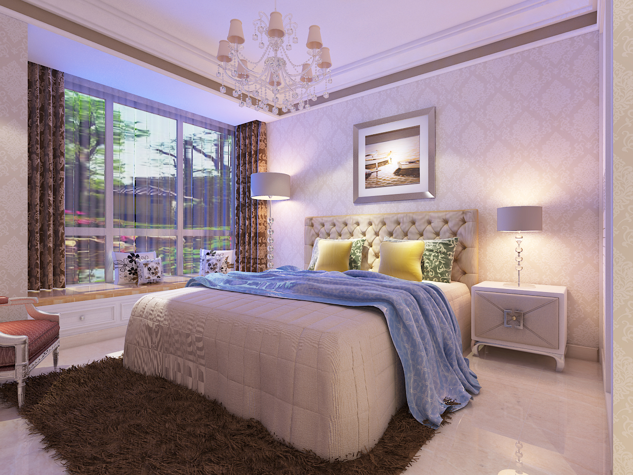 简约 三居 白领 卧室图片来自设计师郭立珍在红珊湾简约范的分享