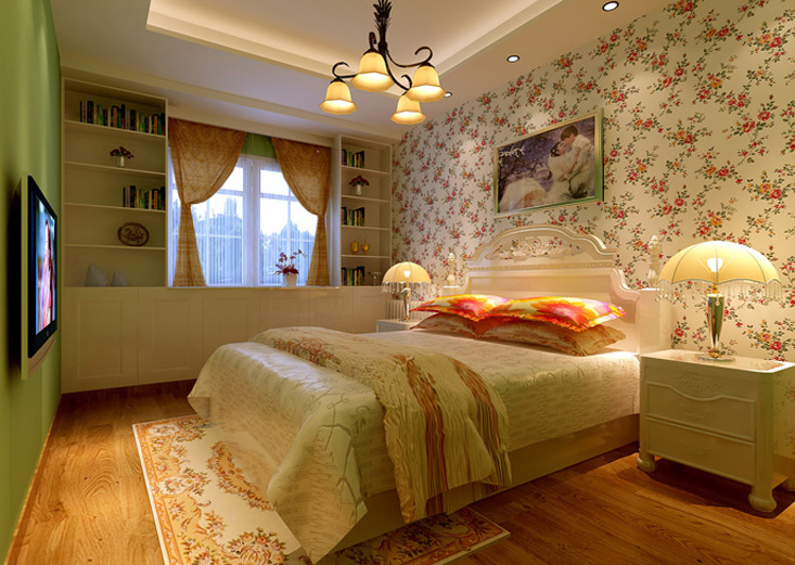 欧式 简约 复式 欧式装修 旧房改造 收纳 白领 卧室图片来自北京实创装饰在10.81万时尚现代结合欧式的复式的分享