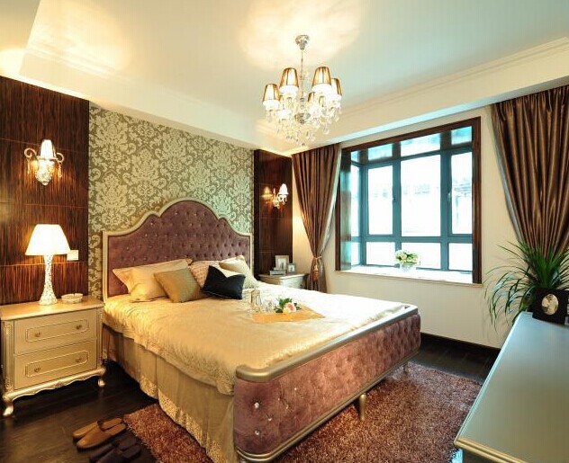 新古典 一居 卧室图片来自北京亚光亚装饰厚宅旗舰店在精雕细琢，新古典一居的分享