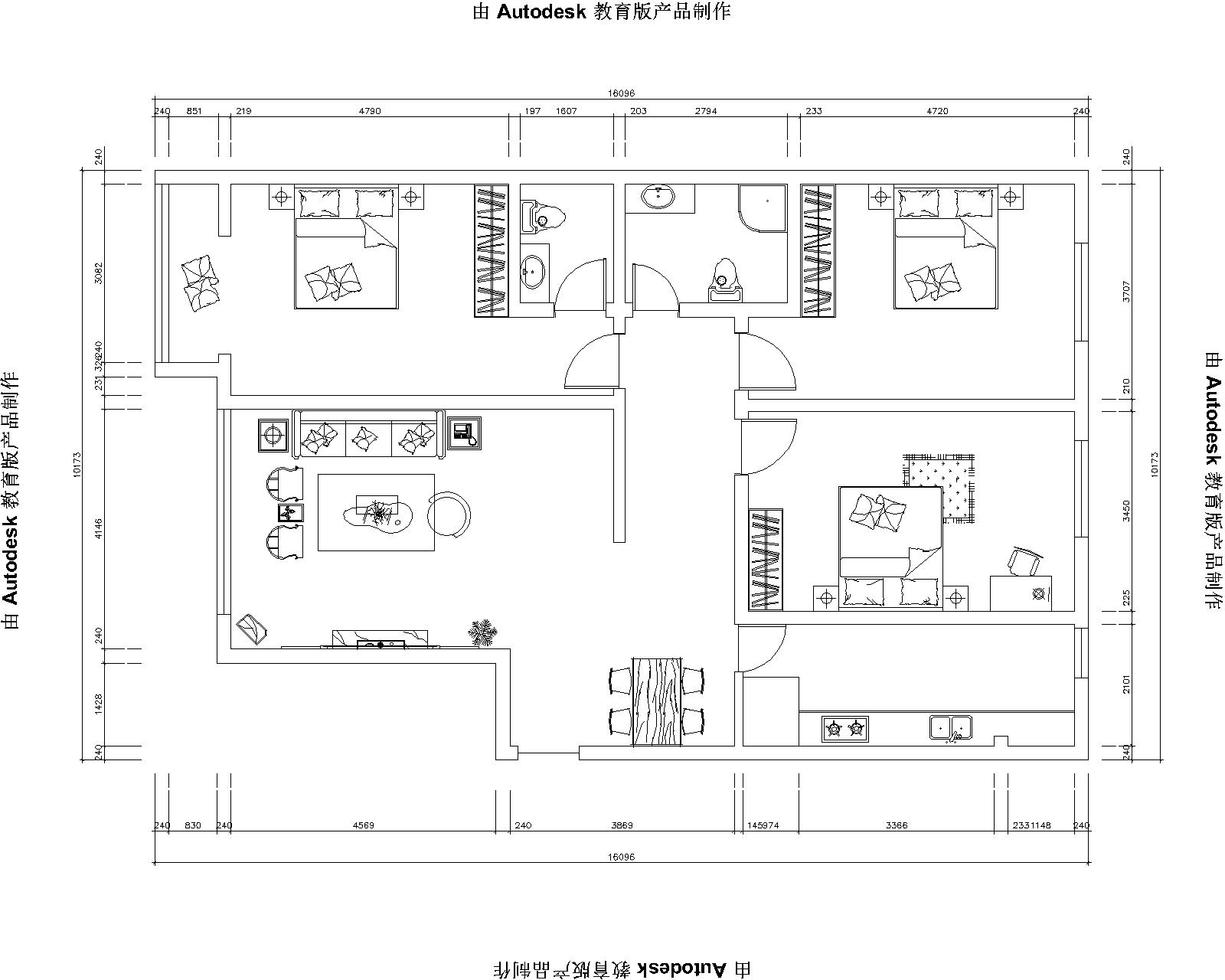 简约 三居 小资 石家庄装修 石家庄装饰 户型图图片来自用户5166203636在翰林观天下的分享