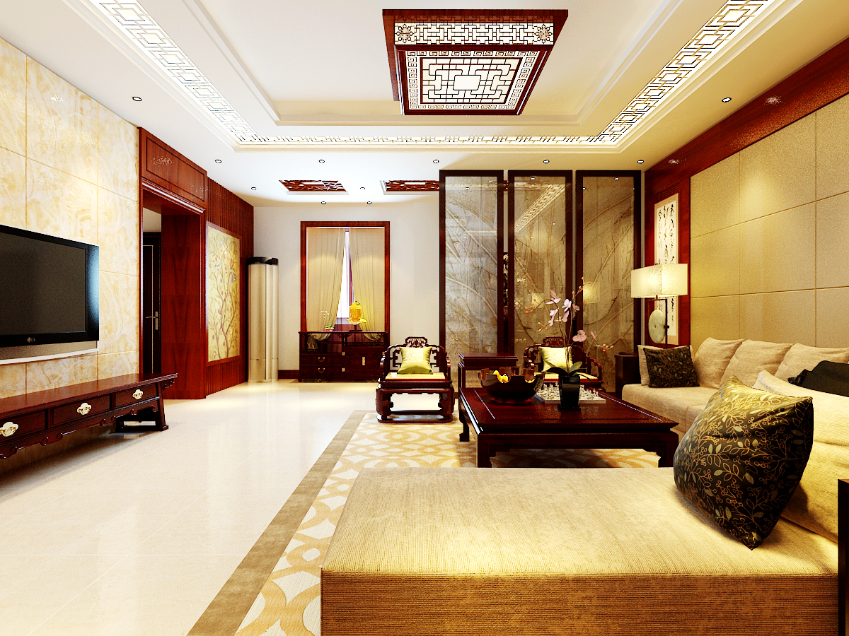 客厅图片来自室内设计师王雅兴在中式风格的分享