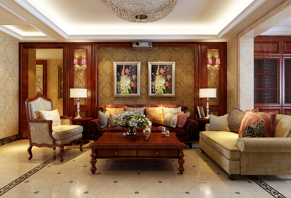 客厅图片来自室内设计师王雅兴在欧式风格的分享