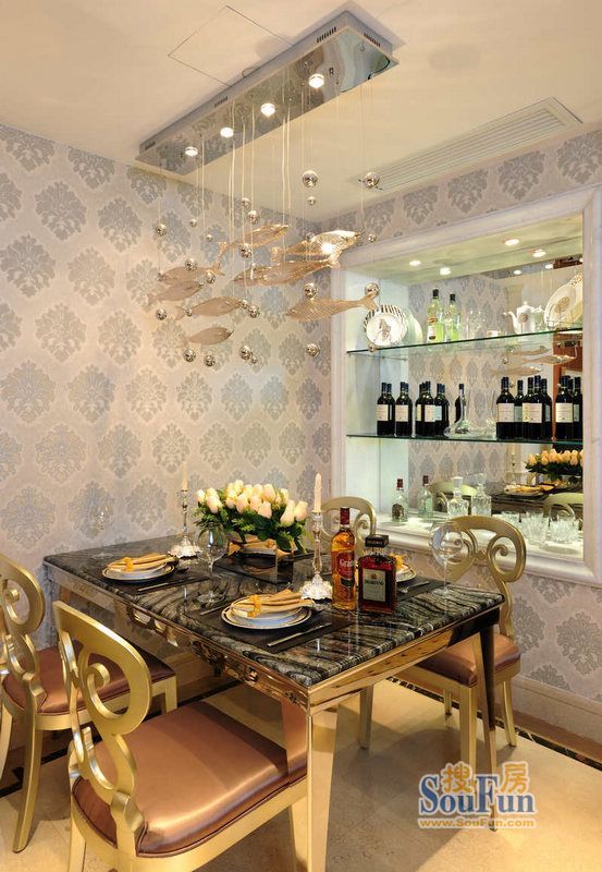 二居 餐厅图片来自北京亚光亚装饰厚宅旗舰店在豪华大气简欧风格的分享