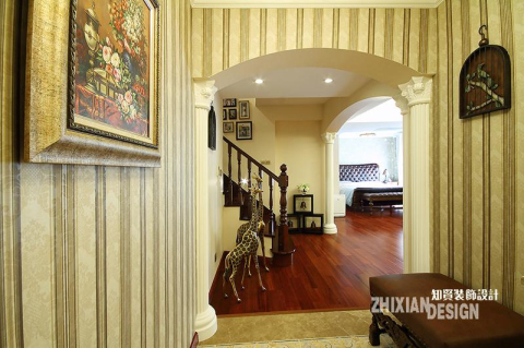 花园洋房 混搭 客厅图片来自上海知贤设计小徐在简欧城堡 内敛审美的分享