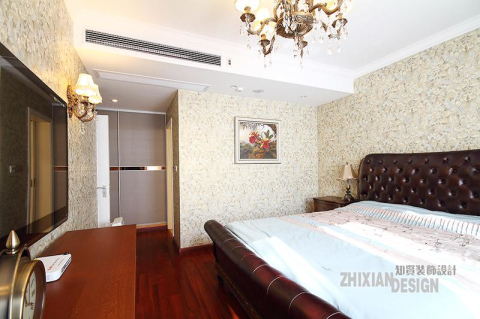 花园洋房 混搭 卧室图片来自上海知贤设计小徐在简欧城堡 内敛审美的分享