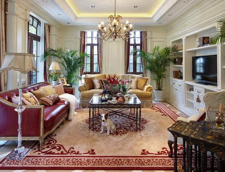 欧式 别墅 客厅图片来自亚光亚神设手富成在别墅装修欧美风情的分享