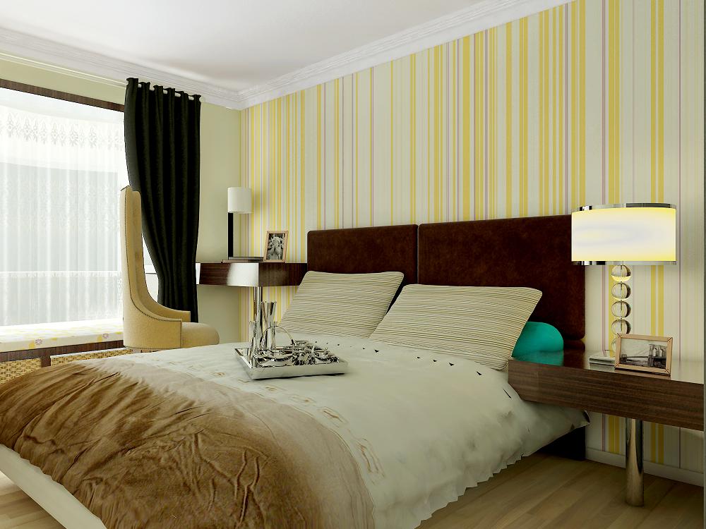 简约 卧室图片来自北京亚光亚装饰厚宅旗舰店在海丰家园120平现代风的分享
