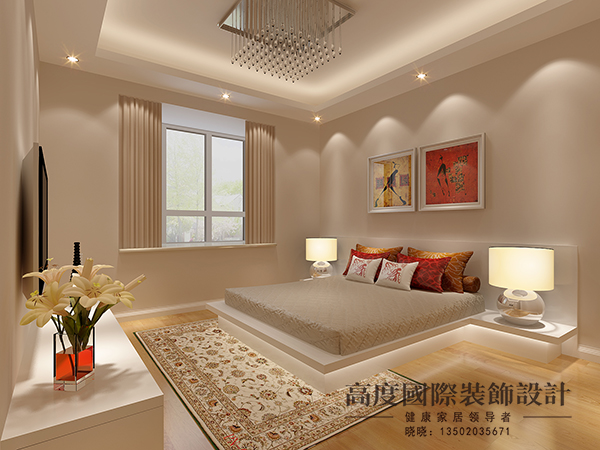 田园 三居 小资 高度国际 卧室图片来自天津高度国际装饰设计在云锦世家~美式田园风格的分享