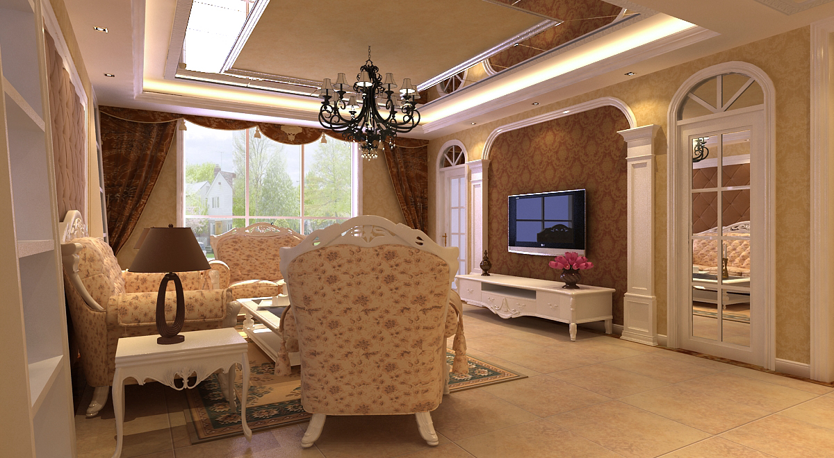 欧式 客厅图片来自石家庄品界国际装饰在石家庄阿尔卡迪亚的分享