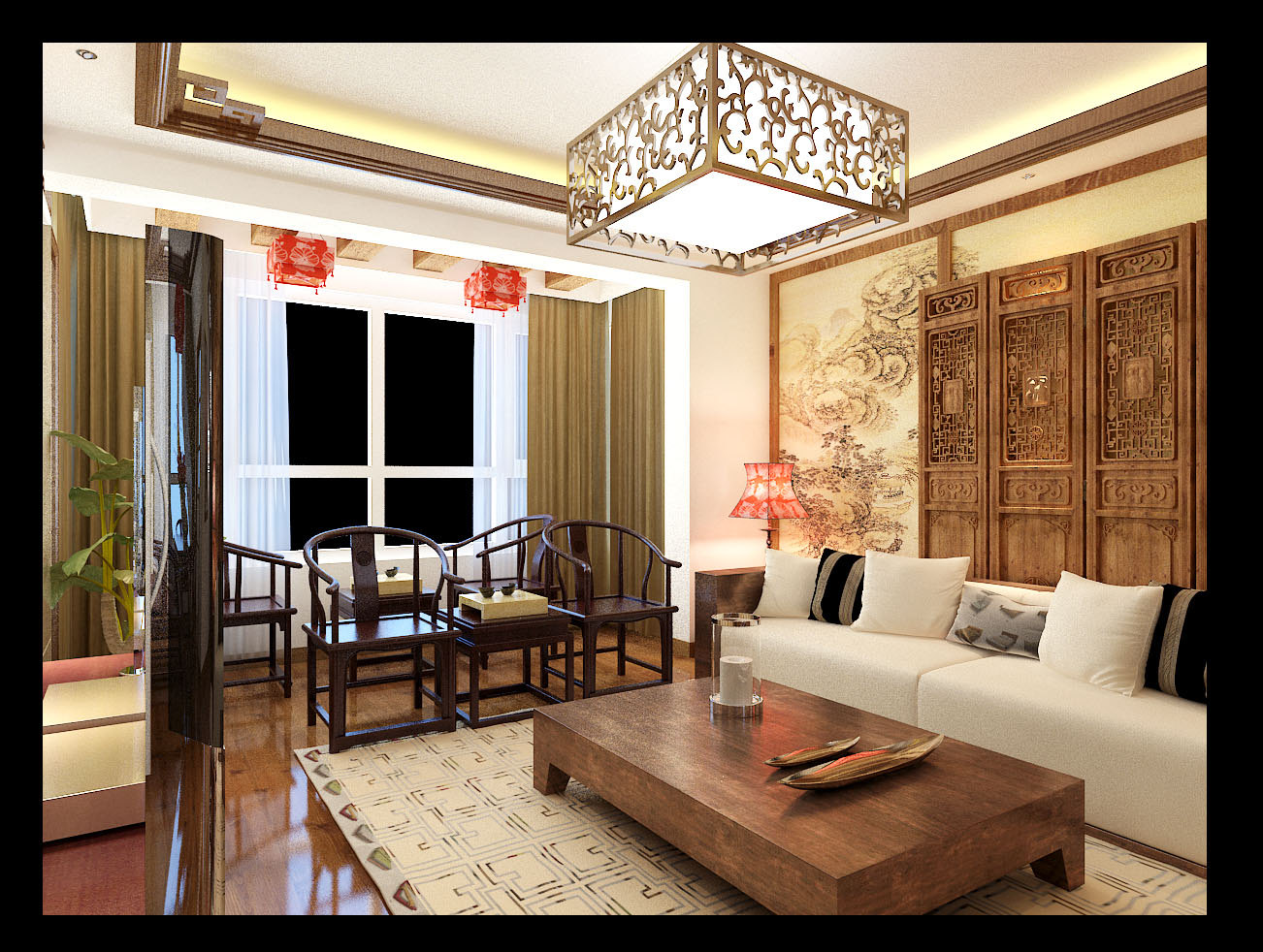 简约 现代 三居 家居 生活 风水 家庭装修 室内设计 装修报价 客厅图片来自实创装饰集团广州公司在任千年的故事顺指间流淌。的分享