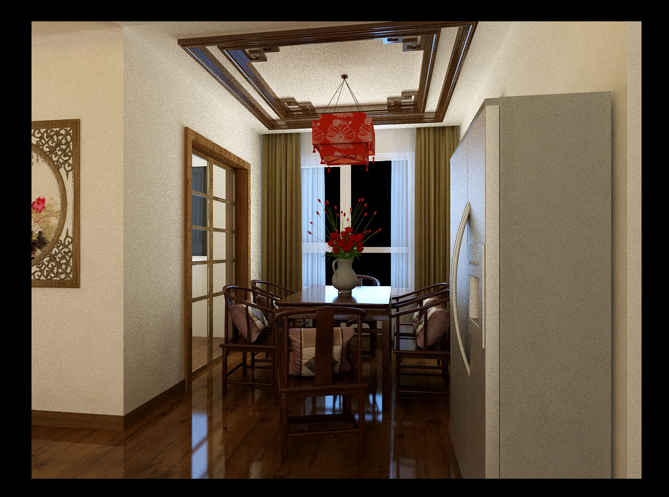 简约 现代 三居 家居 生活 风水 家庭装修 室内设计 装修报价 餐厅图片来自实创装饰集团广州公司在任千年的故事顺指间流淌。的分享