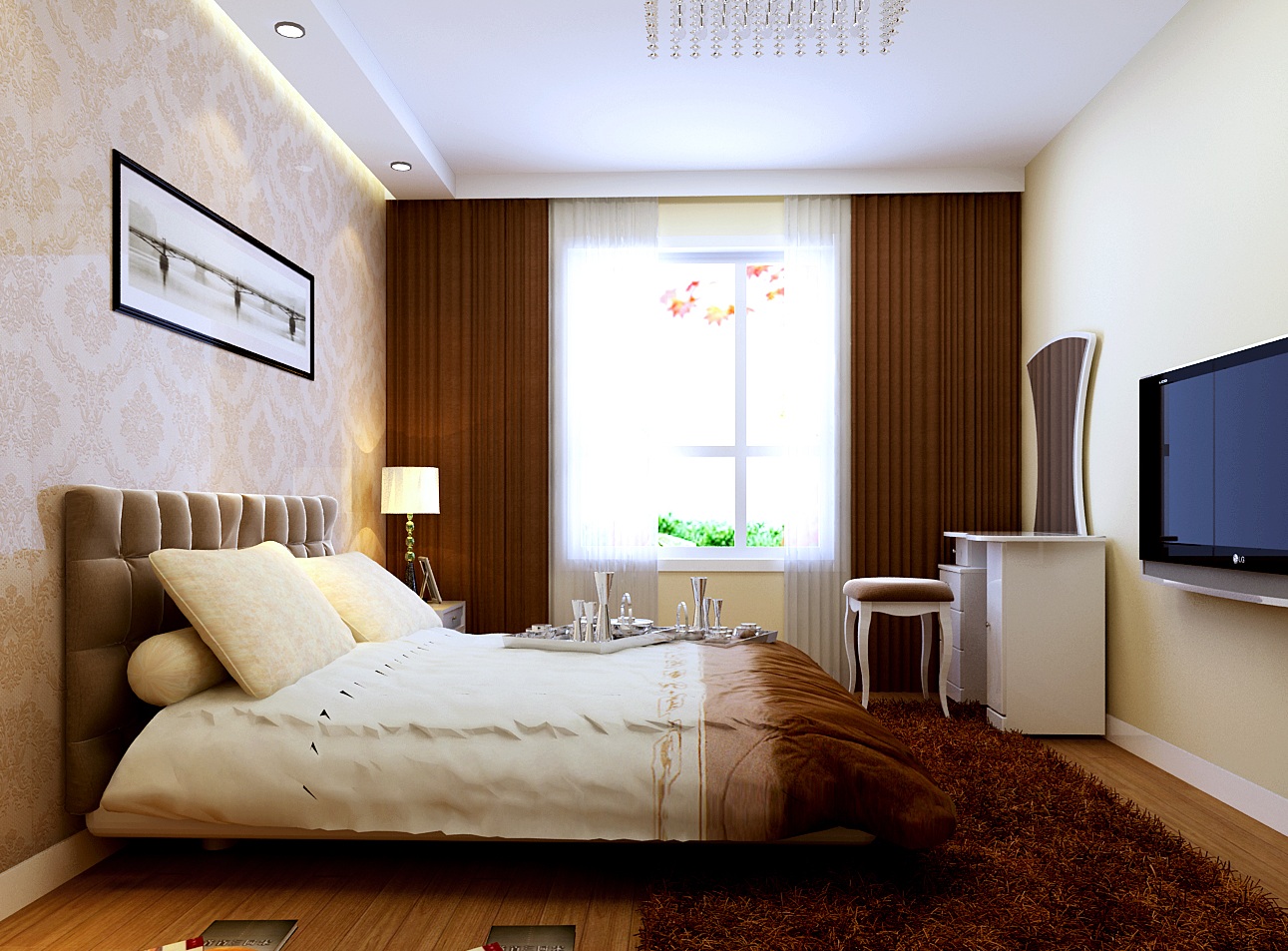 简约 现代 三居 白领 收纳 80后 小资 家居 风水 卧室图片来自曹丹在暖色的灯光洋溢着温馨和幸福。的分享